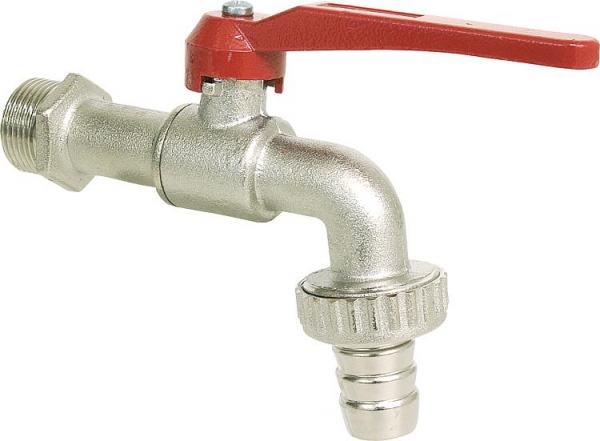 Auslaufhahn mit Hebel, Doppel-Kugelauslaufhahn, Auslaufhan abschließbar, verschiedene Modelle Wasserhahn